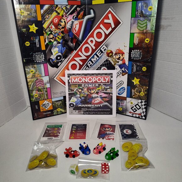 2018 Monopoly Gamer Mario Kart Race for highest score Board Game Ages 8+ - Picture 7 of 8